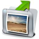 Folder Shared Pictures Icon 128x128 png